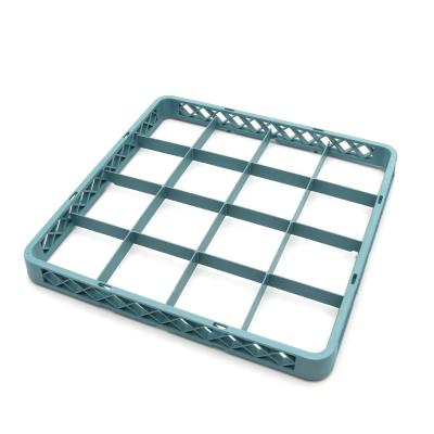 Maxima Rozšiřující skleněný stojan do myčky nádobí - 50 x 50cm - 16 přihrádek |  09507107